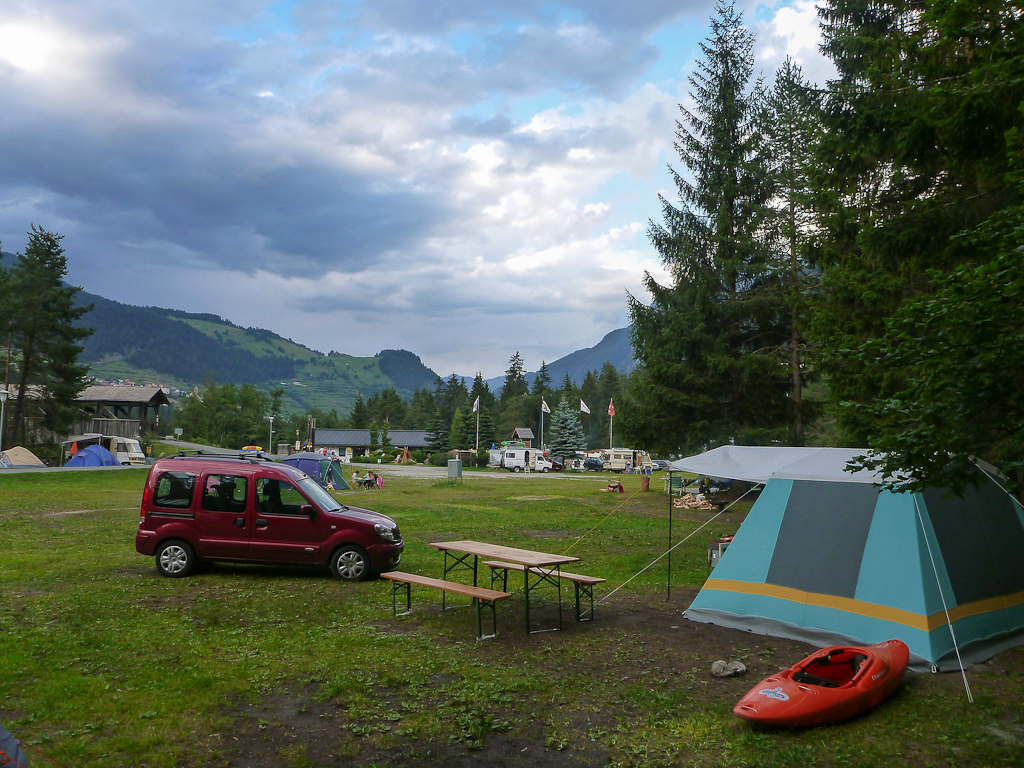 Camping Sent, Sur En